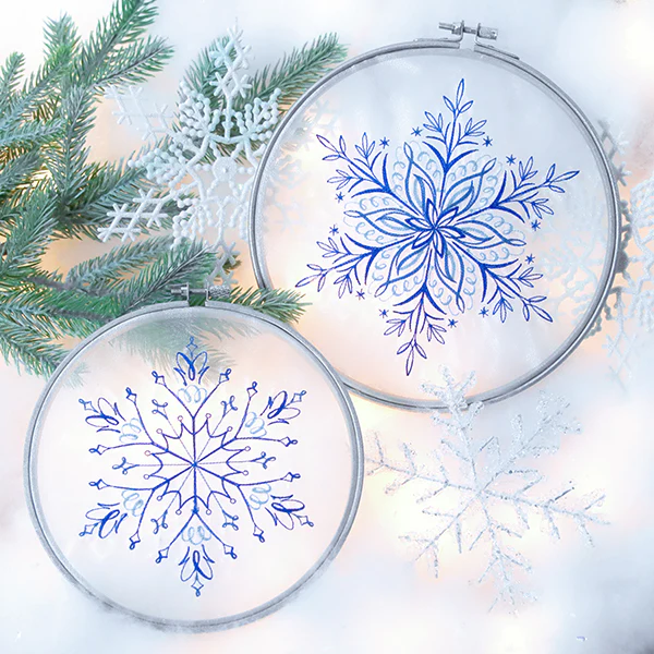 Winter Snowflake Calligraphy 2 - Image 8