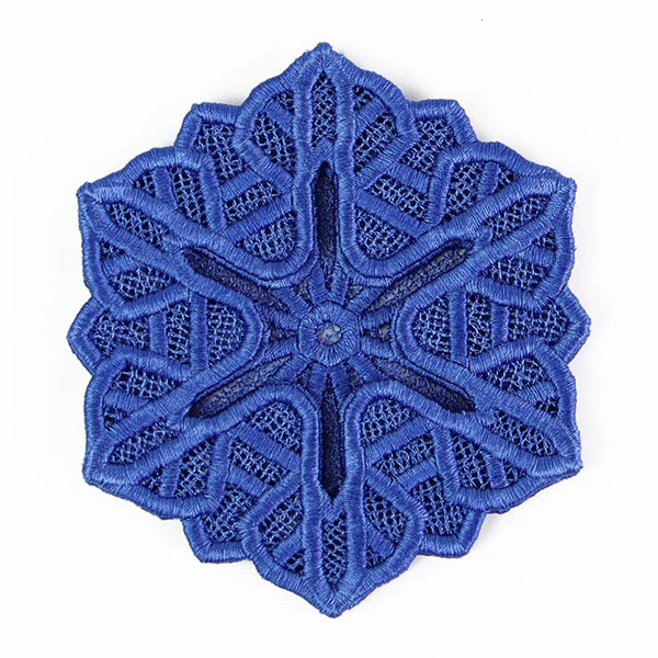 Winter Snowflake Wine Glass Coaster (Lace) - Image 5