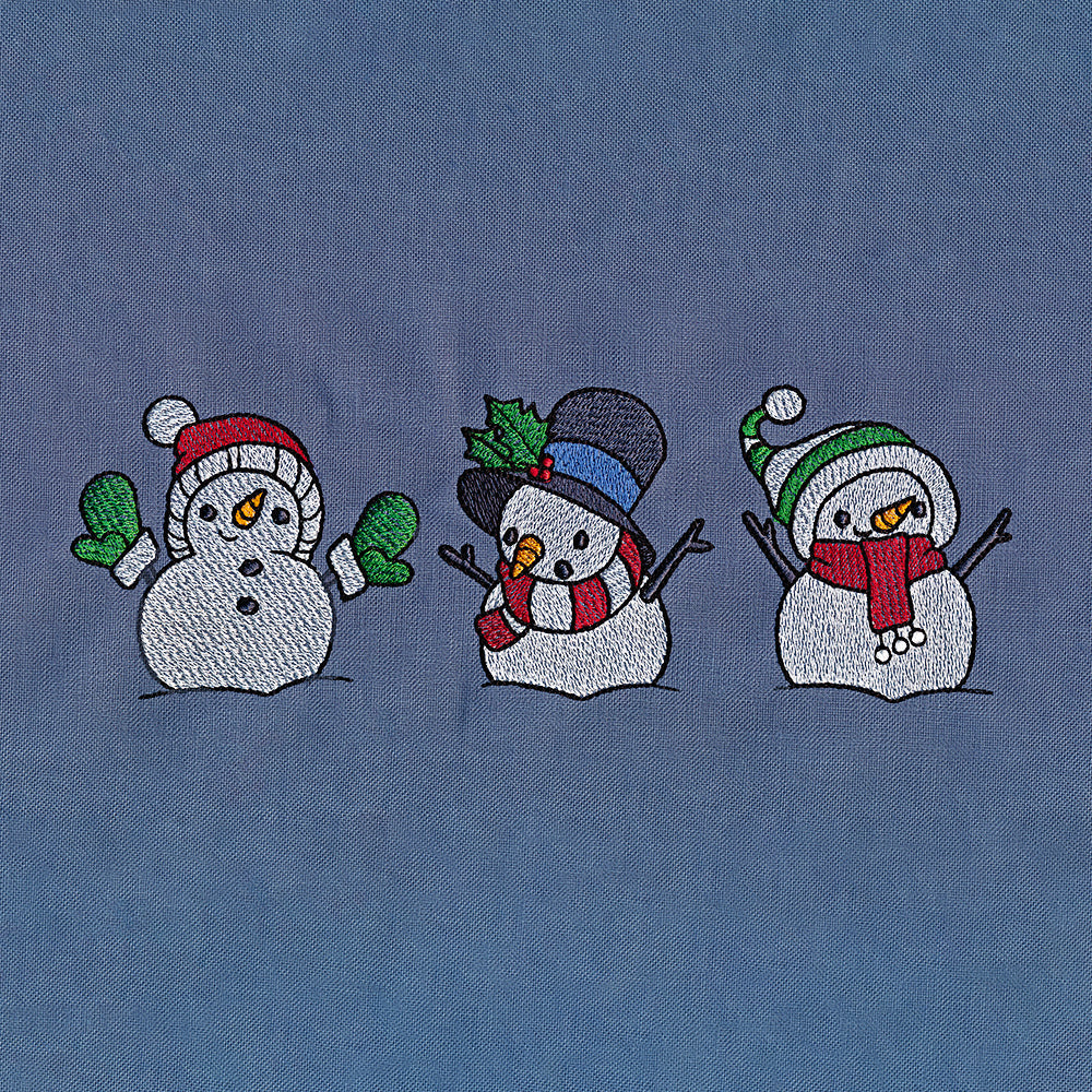Winter Snowman Trio - Image 2