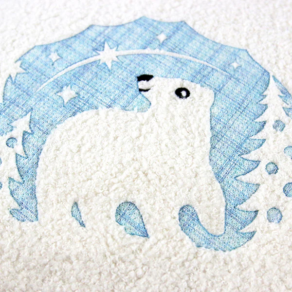 Wintertime Polar Bear (Embossed) - Image 3