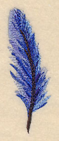 Wintry Feather in Watercolor - Image 2