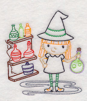 Witch with Potions (Vintage) - Image 4