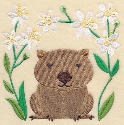 Wombat and Pretty Grass-flag - Image 3