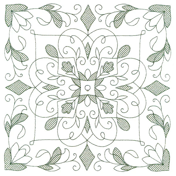 Wondrous Kaleidoscope 2 (Trapunto)