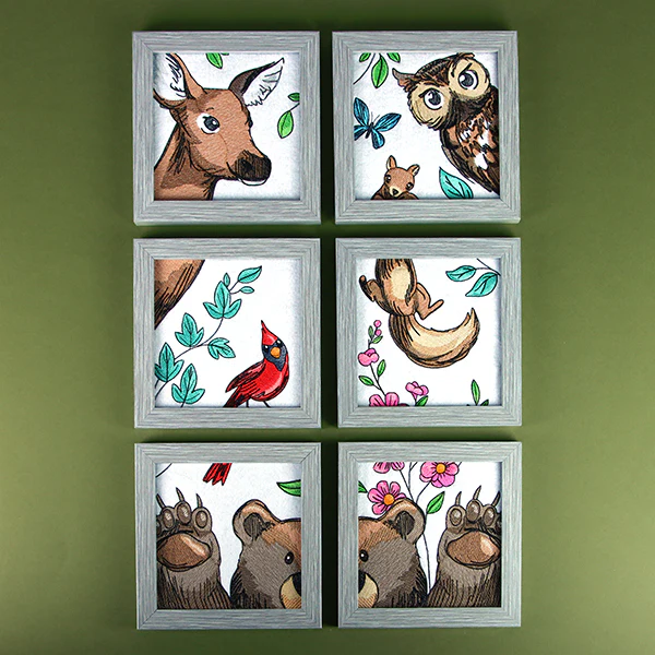 Woodland Animal Friends Window Scene - Cardinal - Image 6