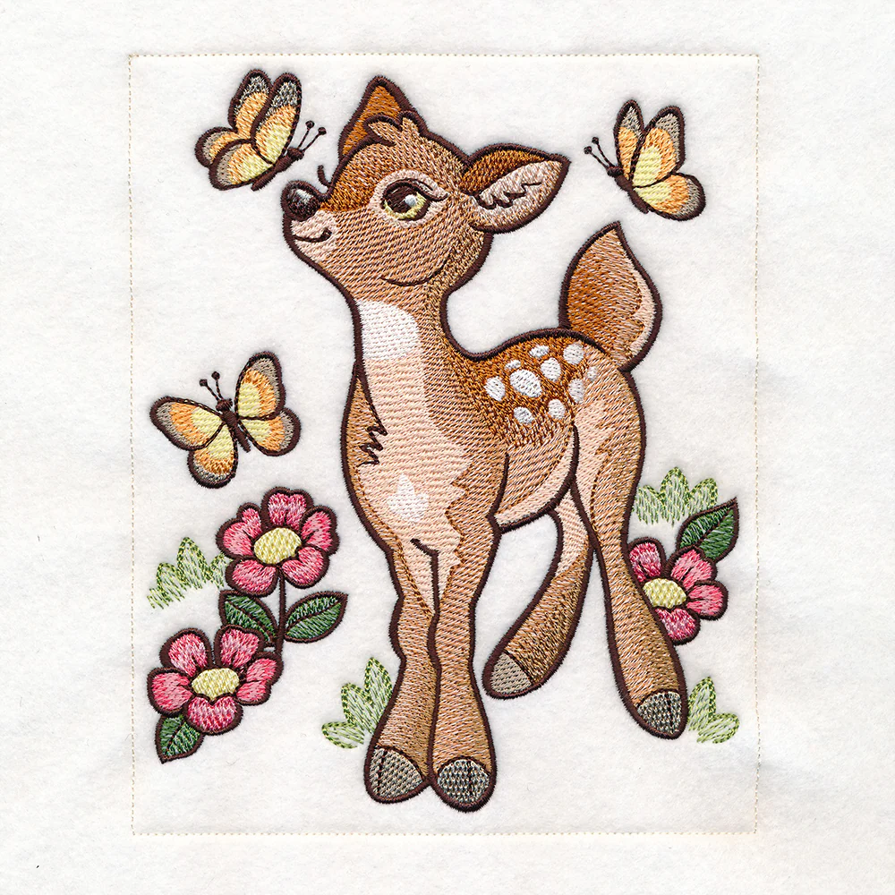 Woodland Animals Quilt - Fawn - Image 3