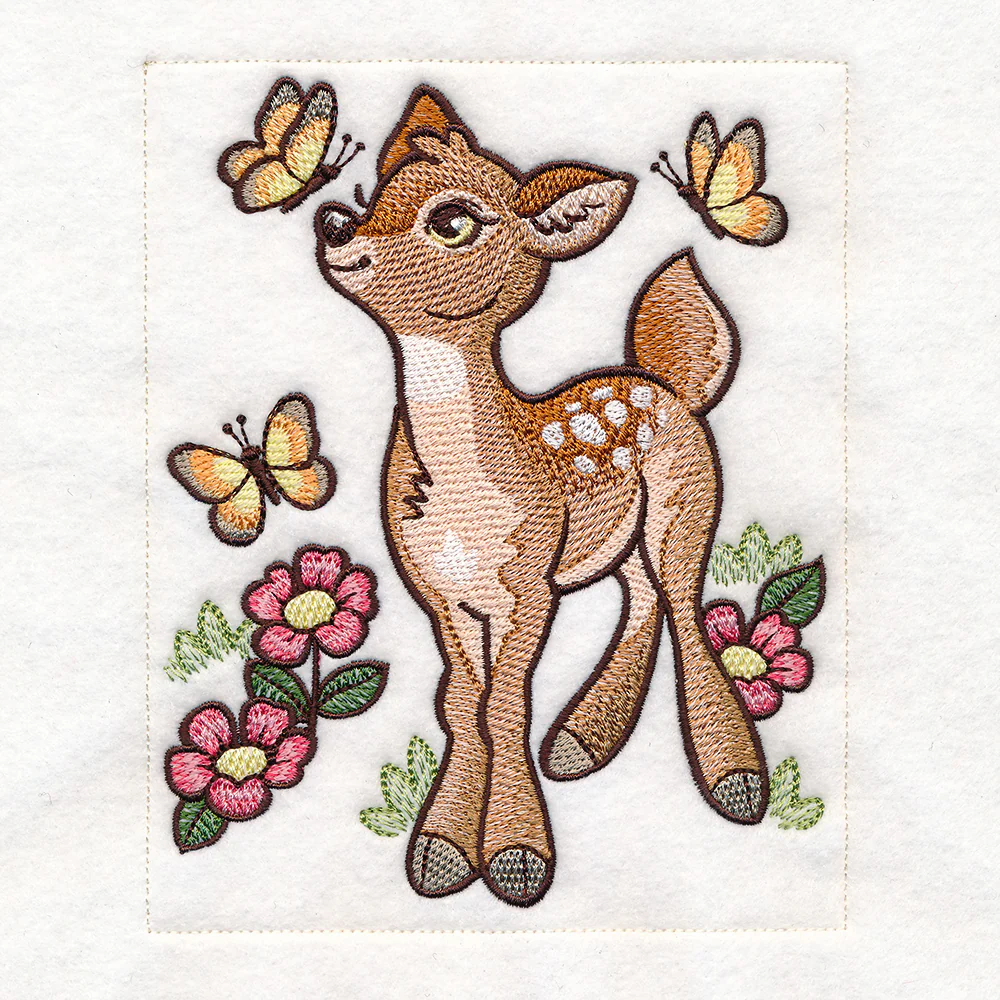 Woodland Animals Quilt - Fawn - Image 4
