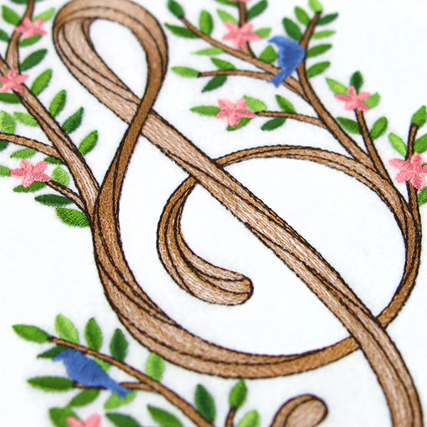 Woodland Blooms Treble Clef - Image 10
