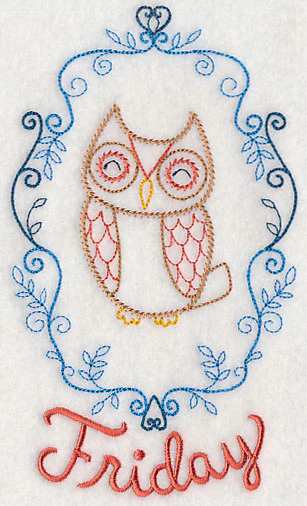 Woodland Cameo - Friday Owl (Vintage)