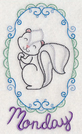 Woodland Cameo - Monday Skunk (Vintage)