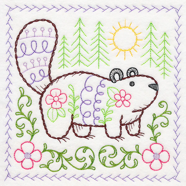 Woodland Charm - Beaver (Vintage)