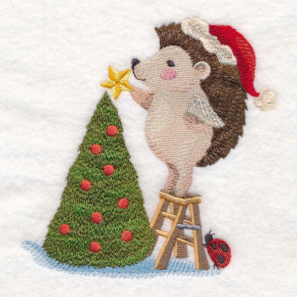 Woodland Christmas Party - Hedgehog - Image 2