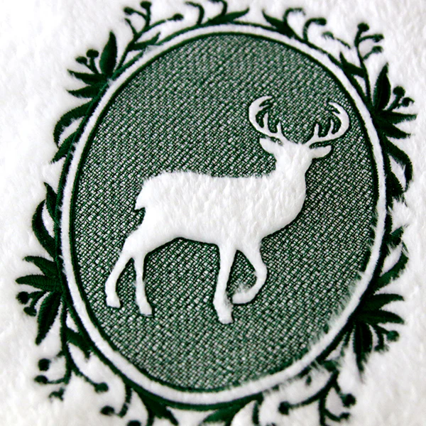 Woodland Deer Cameo (Embossed) - Image 2