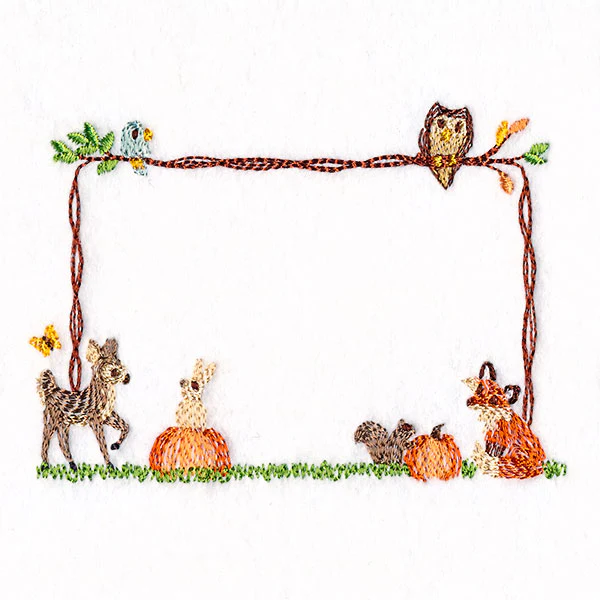 Woodland Harvest Gathering Quilt Label - Image 3