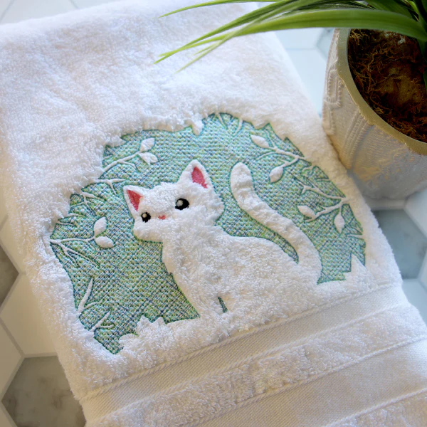Woodland Kitten (Embossed)
