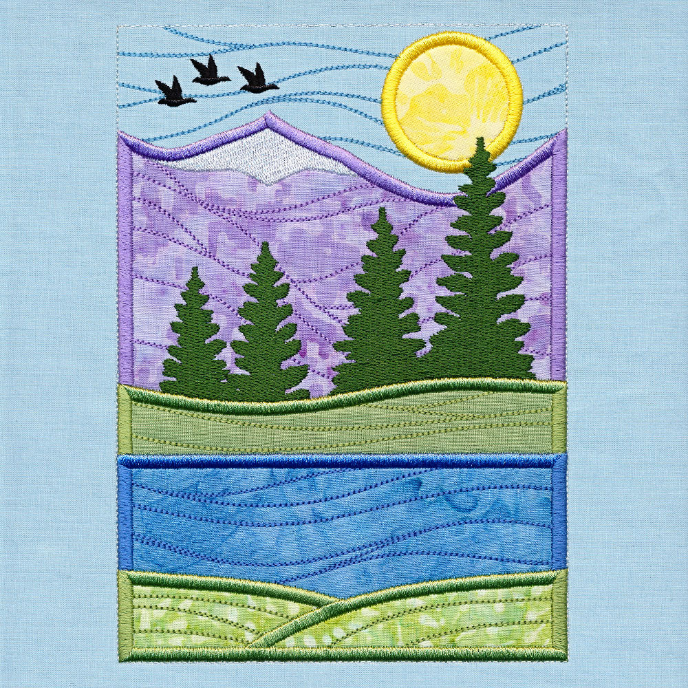 Woodland Lake Build-a-Scene Set (Applique) - Image 12