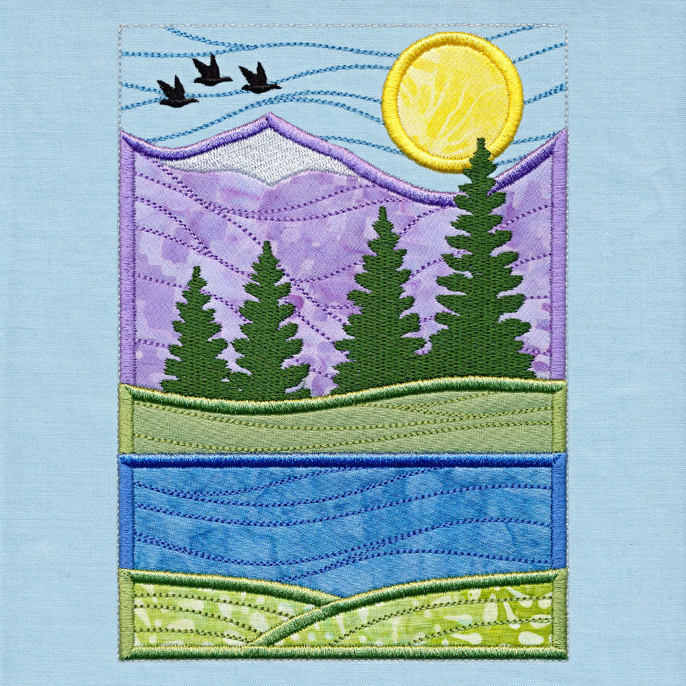 Woodland Lake Build-a-Scene Set (Applique) - Image 16
