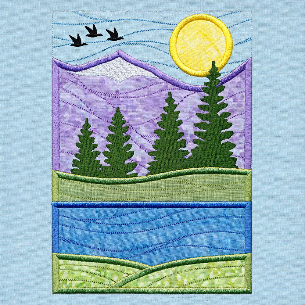 Woodland Lake Build-a-Scene Set (Applique) - Image 8