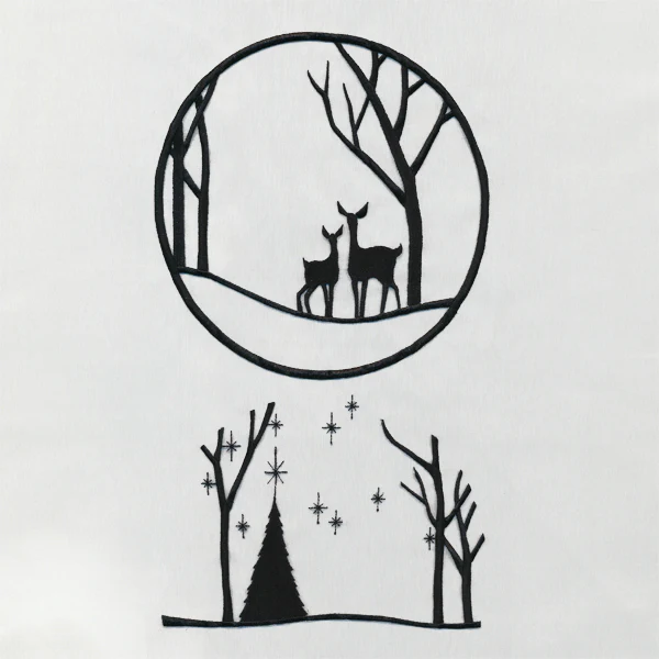 Woodland Shadowbox Ornament (Organza) - Image 12
