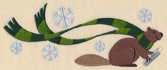 Wrapped Up in Winter Beaver - Image 3