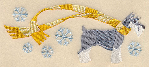 Wrapped Up In Winter Schnauzer - Image 4