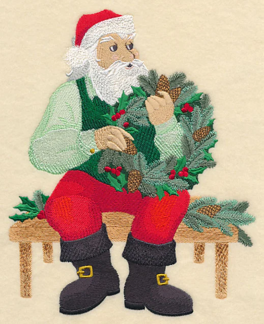 Wreathed in Christmas Smiles - Santa - Image 4