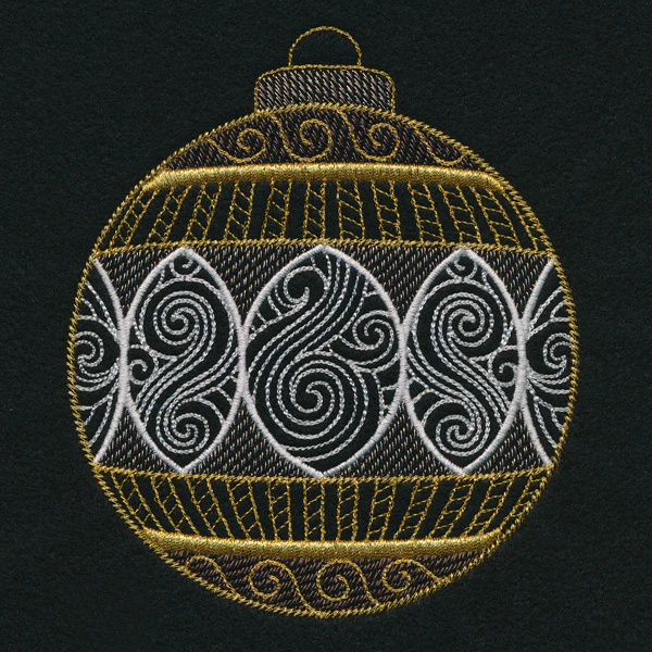 Yuletide Glamour Ornament - Image 3