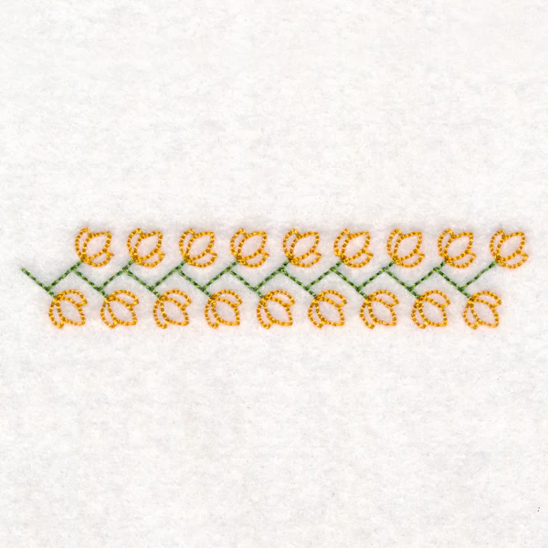 Zigzag Floral Border (Vintage) - Image 5